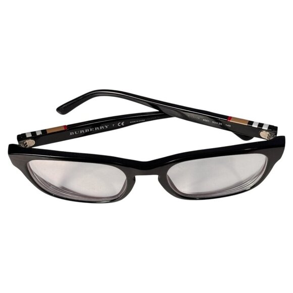 Burberry Eyeglasse Frame B 2147 3001 Black Men Women Italy 53[]20 140 Nova Check - Picture 1 of 6